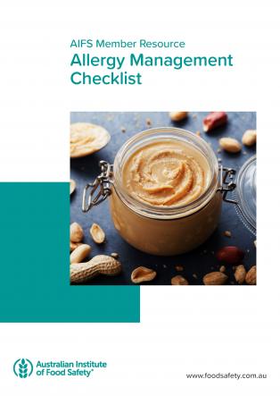 AIFS Allergy Management Checklist