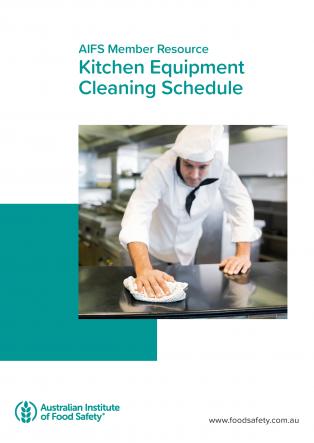 AIFS Kitchen Equipment Cleaning Schedule