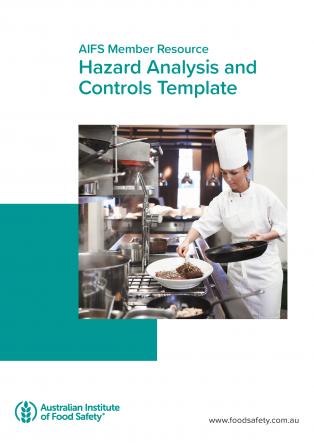 AIFS Hazard Analysis and Controls template