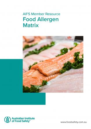 AIFS Food Allergen Matrix