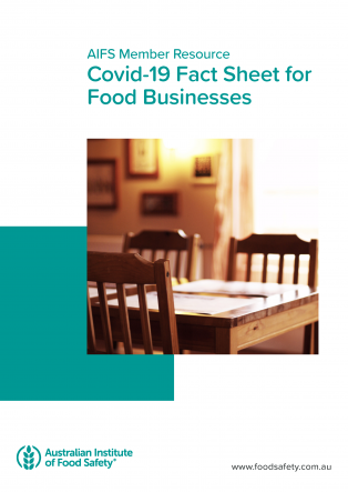 Covid-19 Fact Sheet for Food Businesses