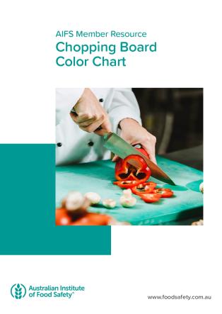 AIFS Chopping Board Colour Chart